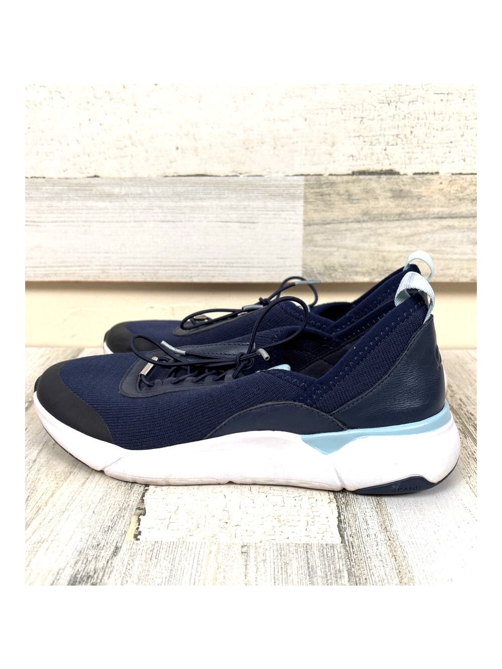 Cole Haan Womens 6.5 Navy GrandSport Stitchlite Sneakers Comfort Travel Casual